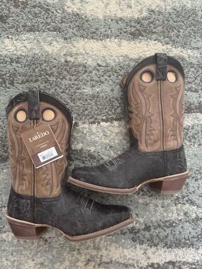 Laredo Men’s Grey Walker Western Boots Size 8.5
